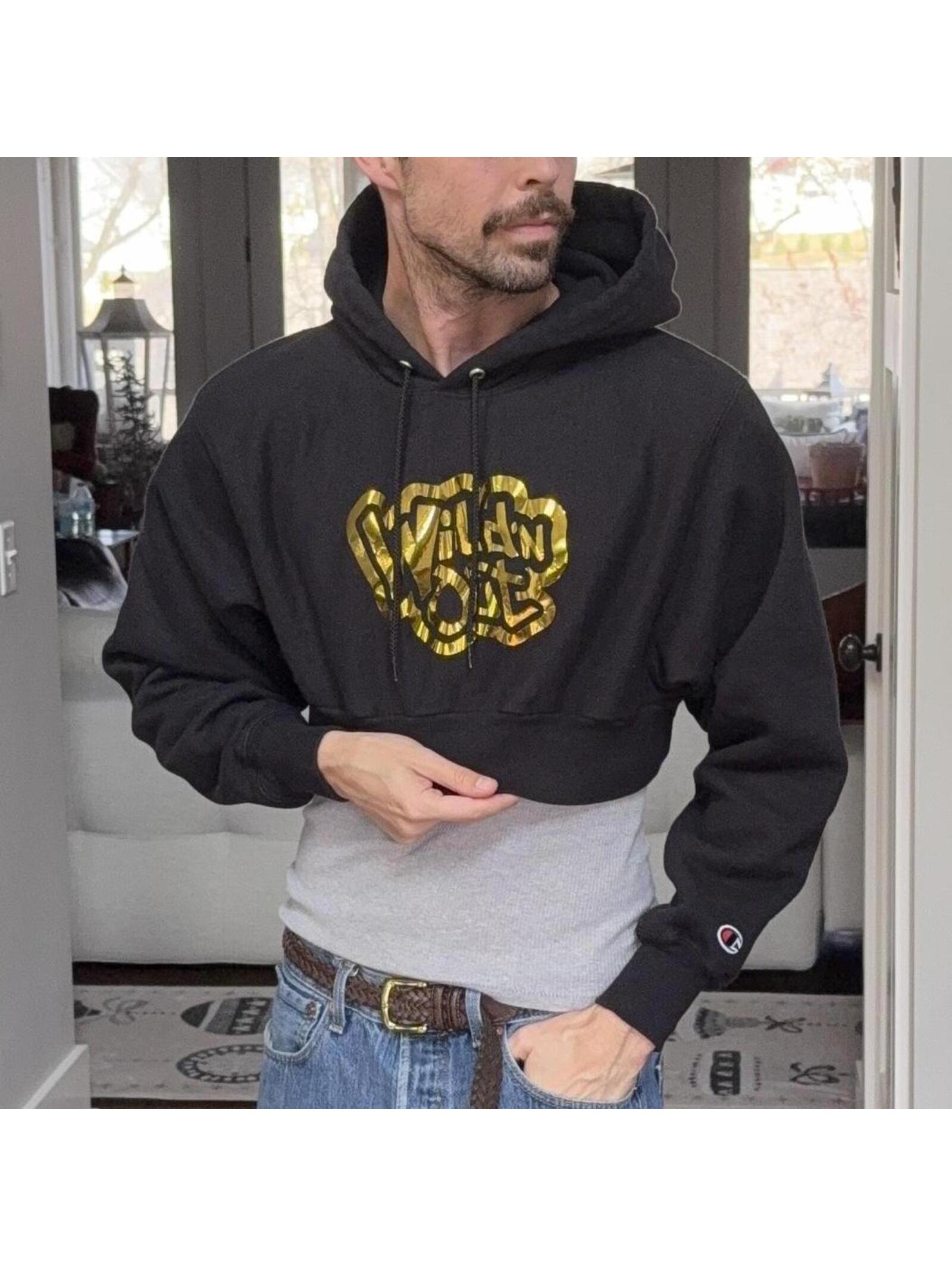 Wild N Out Champion Cropped Hoodie Womens Small